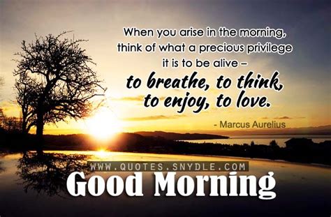 Wake up & seize the day! Inspirational Good Morning Quotes With Picture - Quotes and Sayings