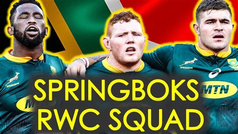 The wing, who plays for the golden lions in johannesburg, was provisionally suspended after the first sample was found to contain multiple anabolic steroids. SPRINGBOKS SQUAD | Rugby World Cup 2019 - YouTube