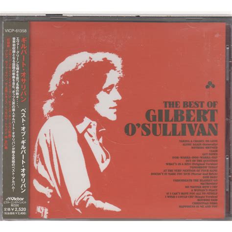 The Best Of Gilbert Osullivan Japan Obi New By Gilbert Osullivan Cd With Rarervnarodru Ref