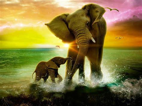 Download Cool Elephant Wallpaper Top Background By Shickman97