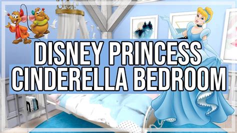 The Sims 4 Room Build Disney Princess Cinderella Bedroom Youtube