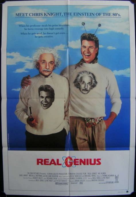 All About Movies Real Genius Poster Original One Sheet 1985 Val Kilmer