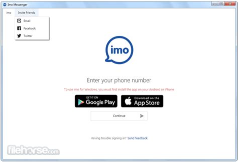 Imo app is available on all platforms including windows pc, mobile android, ios, and windows phone. Imo Messenger for Windows 1.3.0 Download for Windows ...