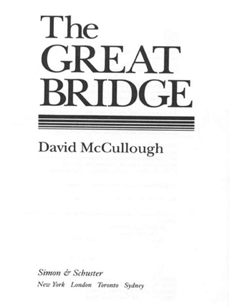 Read The Great Bridge By David Mccullough Online Free Full Book China