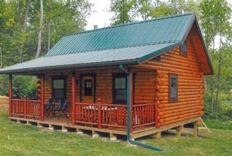 14x24 Pioneer Deluxe Small Log Cabin Cabin Tiny House Cabin