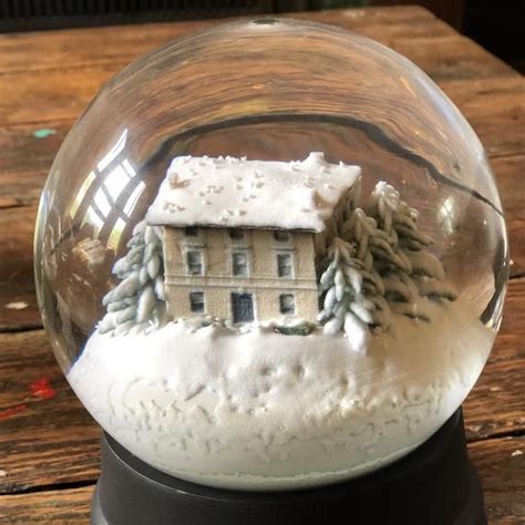 Custom Snowglobe Your Home In A Snowglobe In 2021 Snow Globes