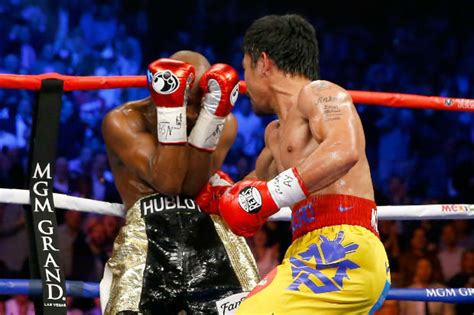 Floyd Mayweather Beats Manny Pacquiao On Points In £350m Fight Of The