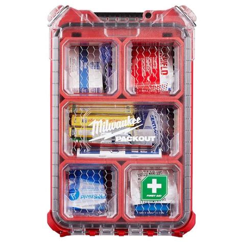 Milwaukee Class A Type 3 Compact Packout First Aid Kit 79 Piece 48 73