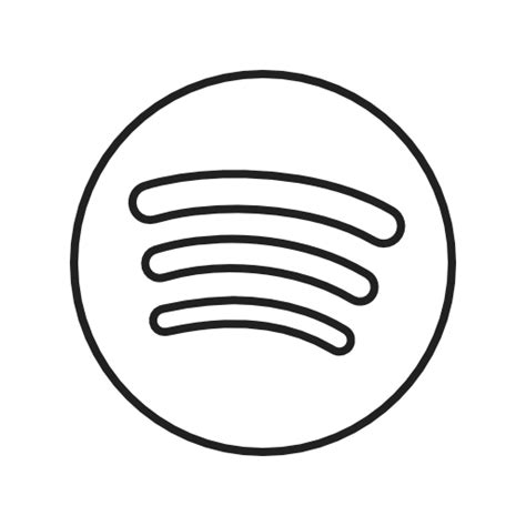Spotify Black And White Logo Png Spotify Svg Png Icon Free Download