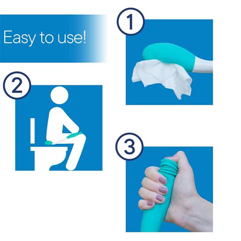 Rms Long Reach Comfort Wipe Toilet Tissue Aid Bottom Buddy Tool Ebay