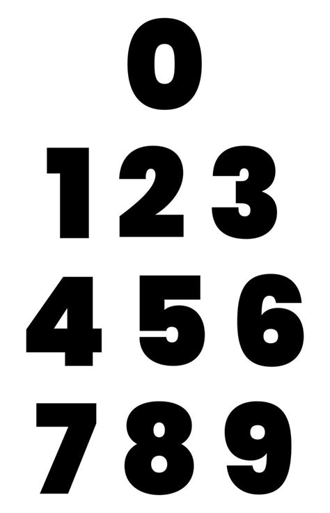 10 Best Large Printable Numbers 1 9 Printable Numbers Large