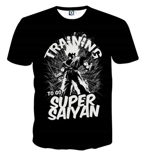 The shirt list design gallery. Dragon Ball Z Goku Training To Go Super Saiyan Epic T-Shirt — Saiyan Stuff