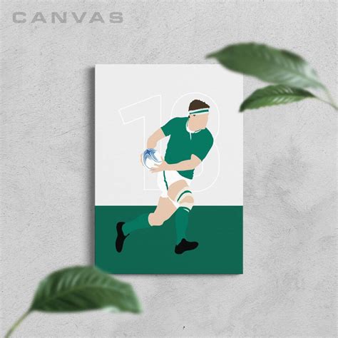 Brian Odriscoll Ireland Rugby Canvas By Jacks Posters