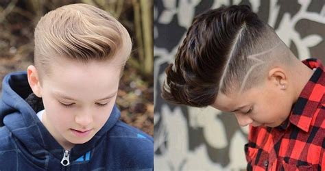 Boys Haircuts 2022 With Fade Lines Or Long On Top