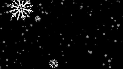 Sharp Snowflakes Falling Big Free Hd Overlay Footage Youtube