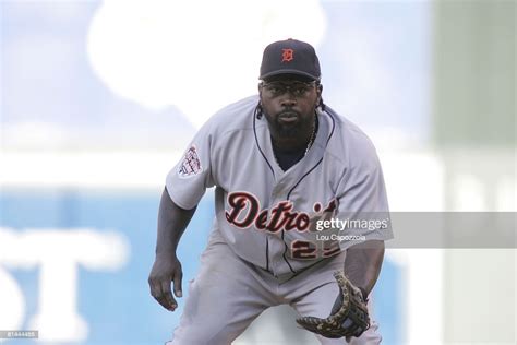 Closeup Of Detroit Tigers Dmitri Young In Action Vs Baltimore News