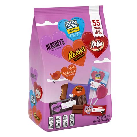Hershey Valentines Exchange Chocolate And Sweets Assortment Snack