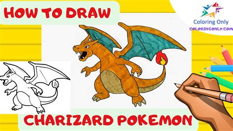 How To Draw Charizard Pokemon Youtube