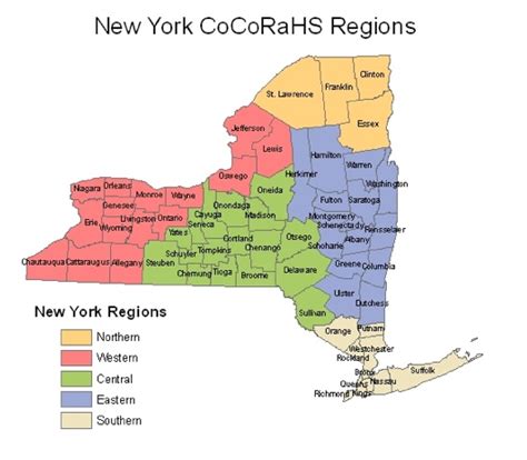 Map Of New York State Regions World Map