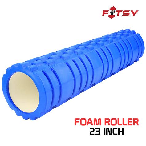 Fitsy Yoga Foam Muscle Roller For Deep Tissue Self Massage 23 Inch