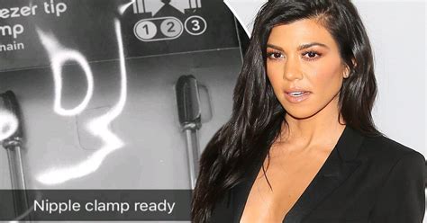 Kourtney Kardashian Continues To Shock Fans With Sex Toy On Snapchat