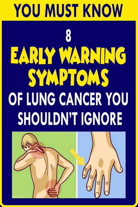 8 Early Warning Symptoms Of Lung Cancer You Shouldnt Ignore
