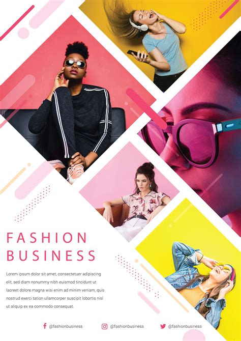 Fashion Business Flyer Advert Design Flyer Design Layout Business