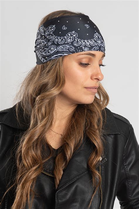 Biker Bandana Wgems Ez Bandz Soaker Series Hair Glove