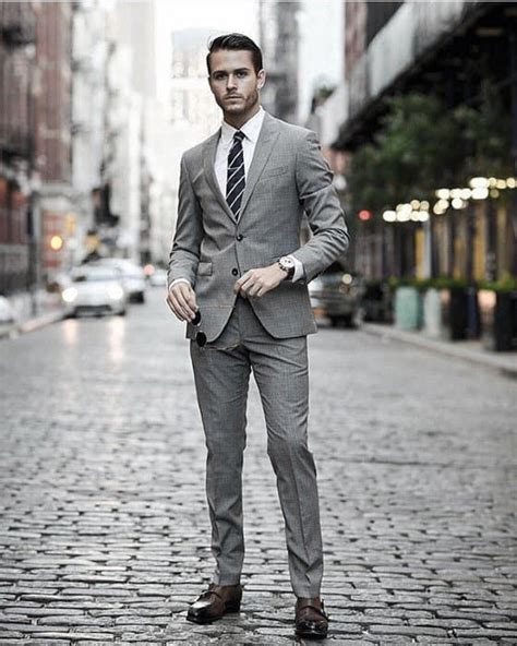 Top Best Charcoal Grey Suit Brown Shoes Styles For Men Fashionable