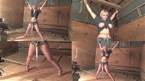 Bound And Gagged For Pleasure Nadia White Bound To The Bondage Platform Hd