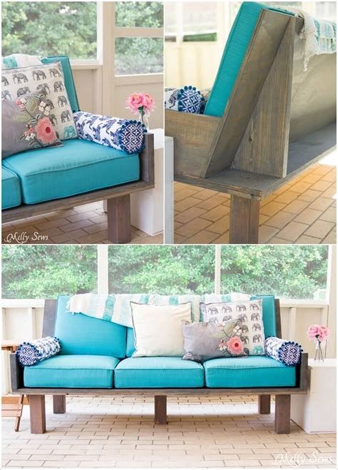 The project i am most proud of (and excited to share with you guys) is this sofa table i built 10 Cool DIY Outdoor Couch Ideas