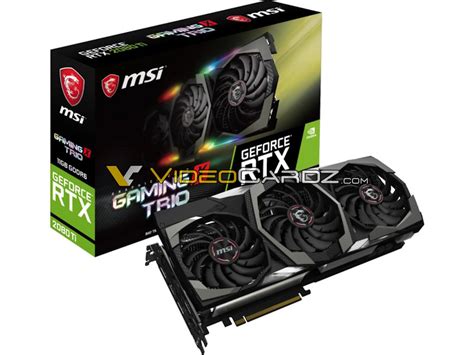The 2080 ti also features turing nvenc which is far more efficient than cpu encoding and alleviates the need for casual streamers to use a dedicated stream pc. MSI GeForce RTX 2080 Ti GAMING X TRIO Leaked Images ...