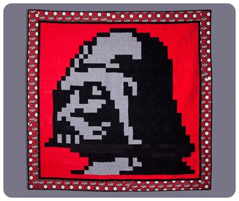 Darth Vader Helmet Pixel Art
