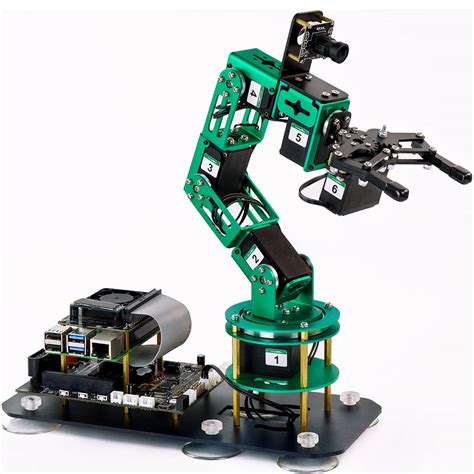 Buy Yahboom Robotic Arm Raspberry Pi Robot Kit Ai Hand Building With
