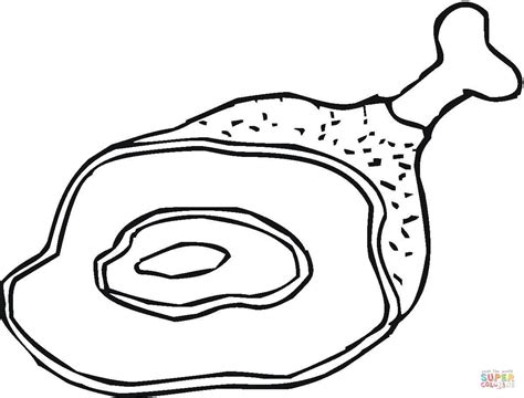 Leg Of Beef coloring page | Free Printable Coloring Pages