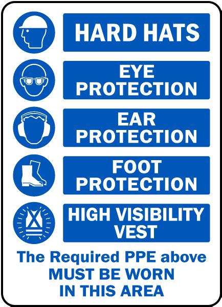 The Required Ppe Must Be Worn Sign Claim Your 10 Discount