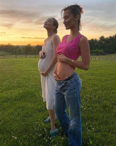 Bella Hadid Shares Summer Throwback With Pregnant Sister Gigi