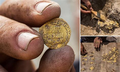 Archaeology Trove Of 1100 Year Old 24 Carat Gold Coins Is Unearthed