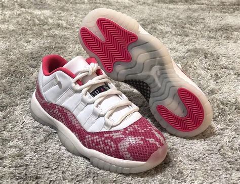 The Air Jordan 11 Low Wmns Pink Snakeskin Drops On May 7th House Of