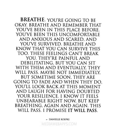 Remember To Breathe Quotes Quotesgram