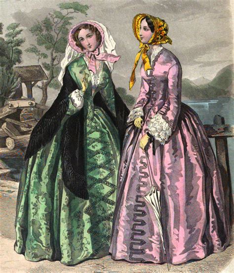 19th Century Historical Tidbits 1851 Fashions