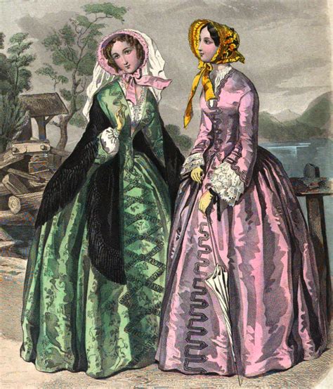 19th Century Historical Tidbits 1851 Fashions