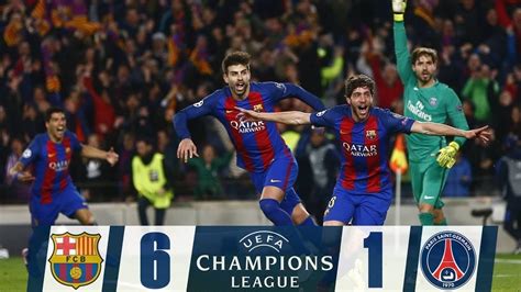 Navas, kehrer o florenzi, marquinhos. FC Barcelona 6 - 1 PSG ( Barca !! God OF Football !! 2017 ...