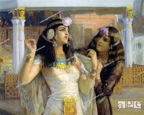 cleopatra on the terraces of philae 1896 by frederick arthur bridgman 1847 1928 oil on
