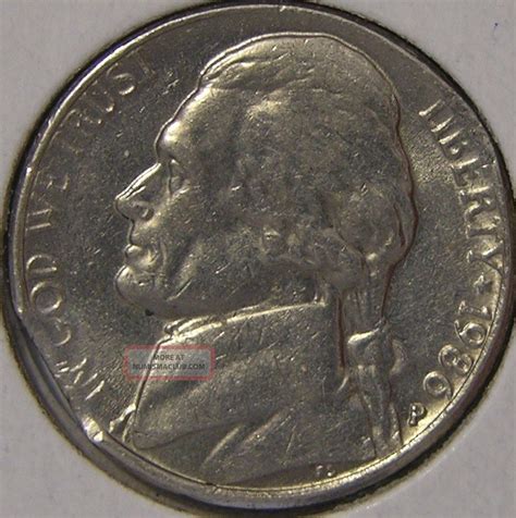 1984 P Jefferson Nickel Clipped Planchet Error Coin Af 304