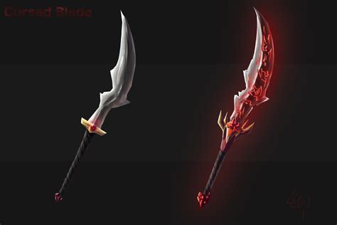 Artstation Cursed Blades Sword Designs
