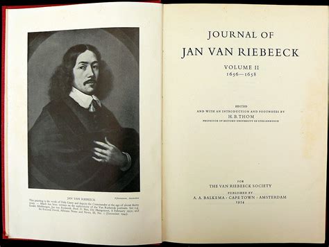 Jan Van Riebeeck Journal 3 Vols Auction 25