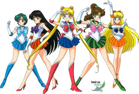 Download The Inner Senshi Character Of Sailor Moon Full Size Png
