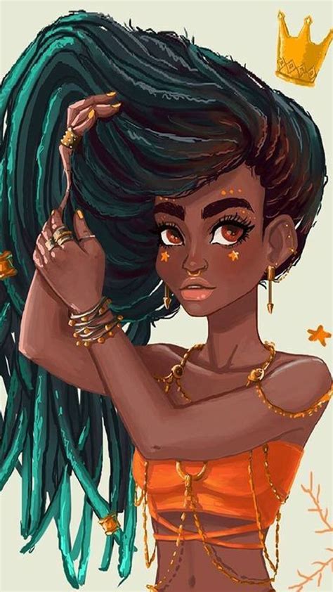 See more ideas about dark wallpaper, black wallpaper iphone, black wallpaper. Cute Black Girl Art Wallpapers - Wallpaper Cave