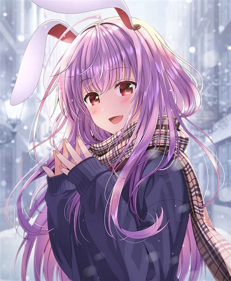 Cute Rabbit Girl Reisen Udongein Inaba Touhou 26 Feb 2019｜random